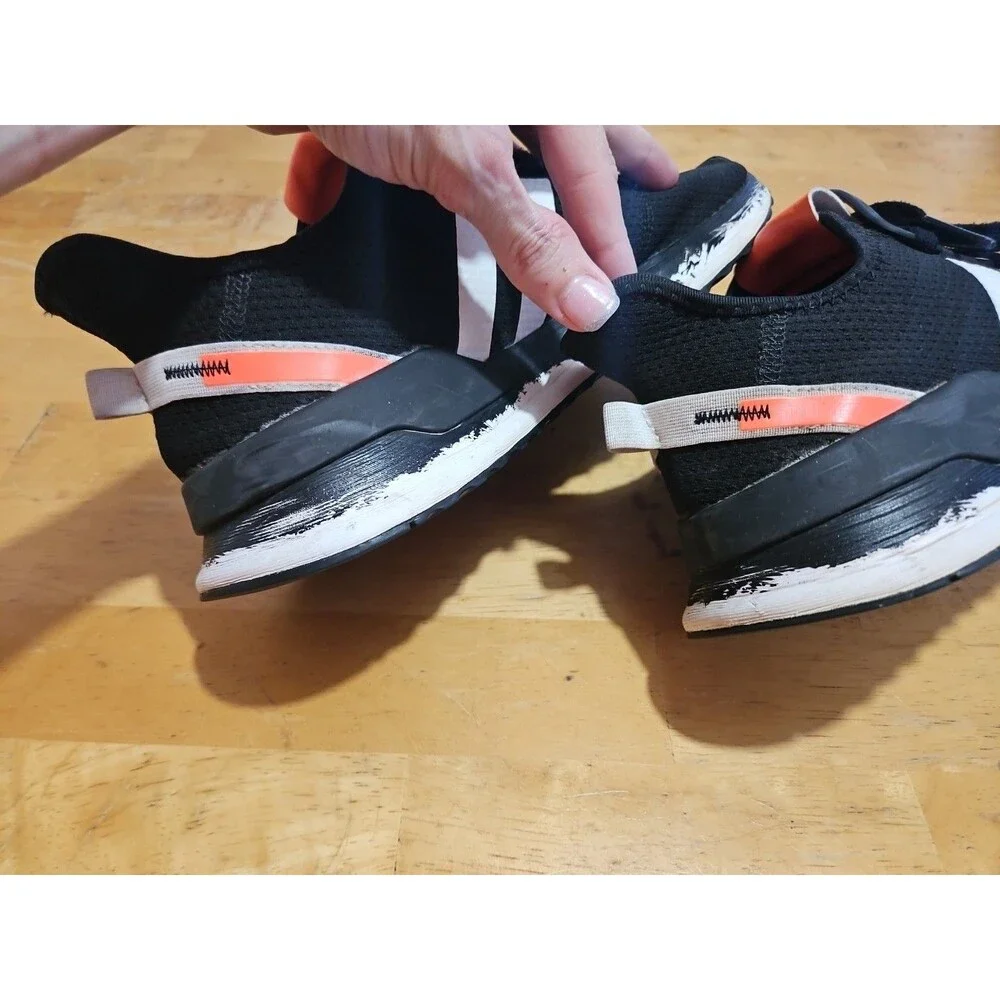 Adidas U Path Run Casual Sneakers From Finish Line Mens Size 10.5 Black & Orange